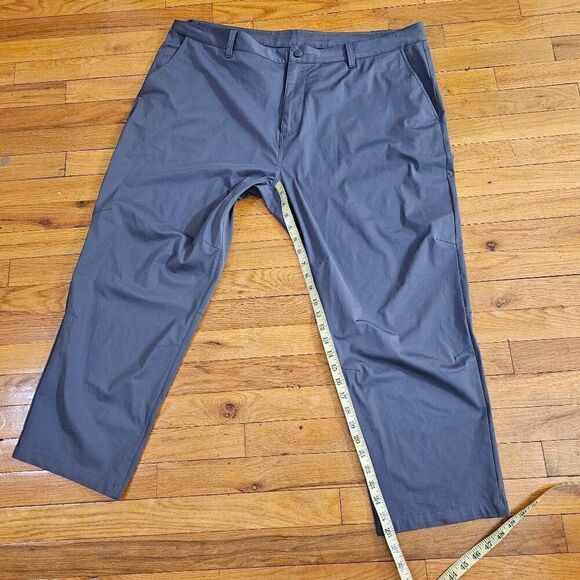 Rhone Mens Commuter Pants Gray Size 42X26 Classic Straight Leg - Picture 6 of 9